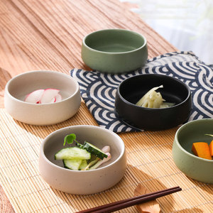 Vaisselle de cuisine japonaise pour la maison-Plat d'assaisonnement en céramique écologique Bol à collation Bol à soupe et à salade Petite assiette - Product Image 6