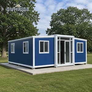 SUNRISE Maison conteneur préfabriquée modulaire moderne extensible et pliable de 40 pieds, modèle économique en promotion - Product Image 1