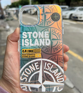 Cover per iPhone 17 16 15 14 13 12 <span class=keywords><strong>11</strong></span> Pro Max antiurto, personalizzata con etichetta Stone Island, alla moda e di tendenza - Product Image 2