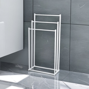 Portasciugamani Autoportante a 3 Ripiani, Supporto per Asciugamani da <span class=keywords><strong>Bagno</strong></span> per Casa e Hotel, Vendita all'Ingrosso - Product Image 2