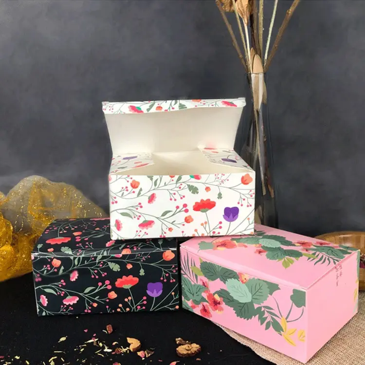Pull drawer box color flower tea packaging box fruit tea packaging box