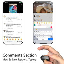 Nuevo producto 2025 último modelo de ratón de anillo inalámbrico 2,4G mini ratón óptico para ordenador - Product Image 3