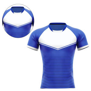 เสื้อรักบี้คุณภาพสูง ผลิตจากวัสดุที่ดีที่สุด ระบายอากาศได้ดี แห้งเร็ว ออกแบบลายแบบซับลิเมชั่นตามสั่ง สำหรับผู้ใหญ่ - Product Image 4