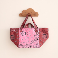 Sac fourre-tout en toile à imprimé Paisley patchwork, sac à main à double poignée, sac à bandoulière vintage ethnique réutilisable pour les voyages et le shopping