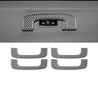 Accessoires intérieurs de voiture en fibre de carbone pour Ford Mustang Mach-e 2021 2022 2023 2024 2025, garnitures de panneau de vitesses, interrupteur de lève-vitre