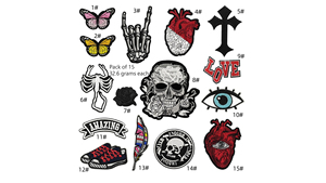 ป้ายผ้าสไตล์พังก์สำหรับสี่ฤดูกาล - Product Image 1