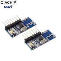 Module récepteur RF QIACHIP 433 MHz avec code d'apprentissage, décodeur 433 MHz sans fil, sortie 4 canaux pour télécommandes, encodage 1527