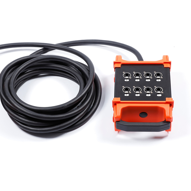 Dmx Audio De Y Power Snake Xlr Cable Male to Female Multi Microphone 4 8 12 16xlr 24 32 48 Channels Roll Stage Box Cable