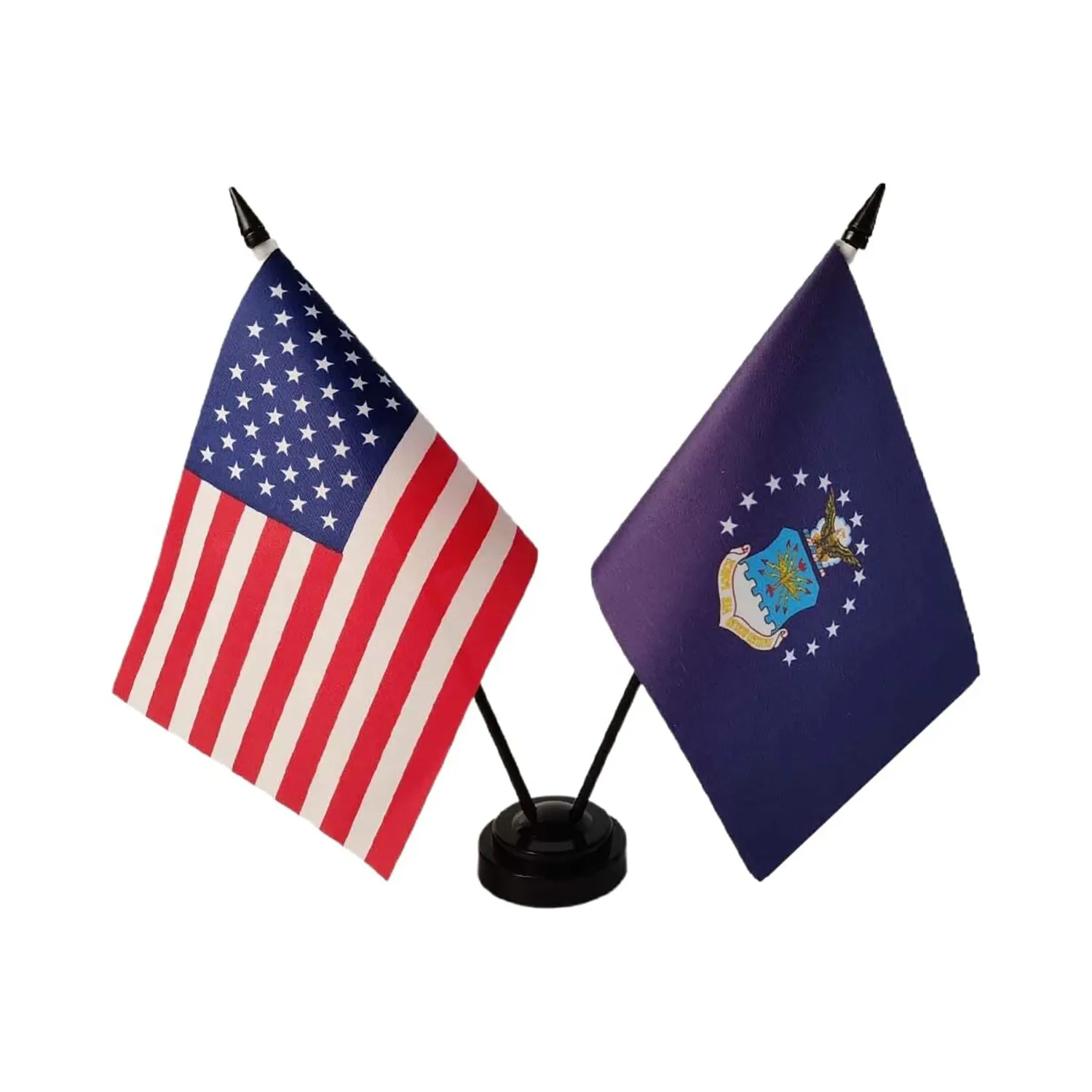 Hot sale promotional product desk flag 100%polyester custom Wing of United States Air Force desk flag