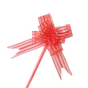 50 #   Grands nœuds en organza de 5,9 pouces à tirer, pour emballage cadeau, décoration de voiture de mariage et de la Saint-Valentin - Product Image 1