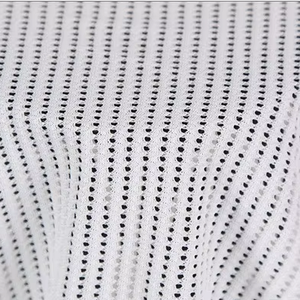 100% <span class=keywords><strong>tissu</strong></span> de polyester maille fine tricotée douce pour la chaîne de vêtements pour femmes coupe conception teinte unie - Product Image 2