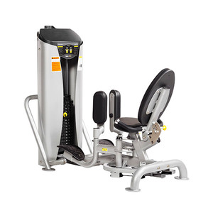 Attrezzo Fitness in Acciaio a Doppia Funzione Abduzione/Adduzione con Gluteatore per Allenamento di Forza delle Gambe e Bodybuilding - Product Image 1