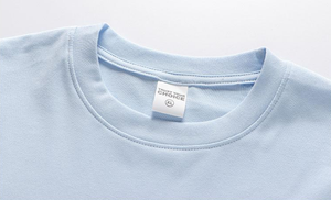 T-shirt oversize vierge pour femme, personnalisable avec logo, coupe carrée, manches courtes, 100 % coton - Product Image 3