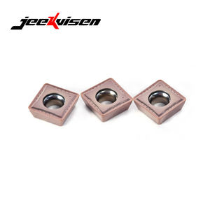 Inserto de corte cuadrado de carburo cementado de súper dureza Jeekvisen SPMG140512-PG JA215P para torneado CNC y taladro en U - Product Image 1