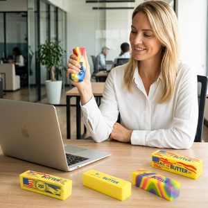 Hot Selling Decompression Toy Butter Look Squeezable and Durable for Pocket Stress Relief <b>Squishy</b> Butter <b>Squishy</b> Toys - Product Image 4