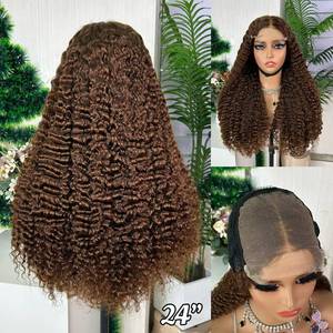 Perruque Lemoda 100% Cheveux Humains Vierges Bruts Birmans Bouclés, Perruque Frontale HD 13x6 avec Dentelle, Cuticules Alignées, Sensation Osseuse, Pointes Épaisses - Product Image 3
