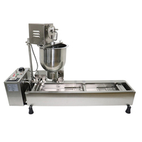 Friteuse électrique automatique pour donuts, 3kw, 300 à 500 pièces/Hr, appareil Commercial, avec 3 moules
