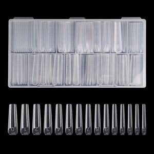 Moldes <span class=keywords><strong>de</strong></span> extensión <span class=keywords><strong>de</strong></span> uñas transparentes <span class=keywords><strong>de</strong></span> doble forma, 150 Uds., construcción rápida, para puntas <span class=keywords><strong>de</strong></span> uñas reutilizables <span class=keywords><strong>de</strong></span> <span class=keywords><strong>Gel</strong></span> UV Acrílico - Product Image 2