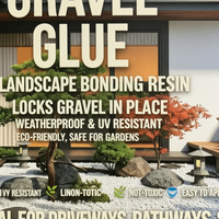Adhésif pour gravier paysager HUAREN, résine acrylique, fixation du sable en extérieur, résistant aux intempéries, résistant aux UV, pour allée de jardin