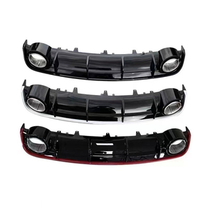 Voiture 2016 -2018 A6 S6 Diffuseur de pare-chocs arrière <span class=keywords><strong>S</strong></span> Line <span class=keywords><strong>RS6</strong></span> Style Look Diffuseur arrière Lip Splitter pour Audi A6 S6 C7.5 2016 2017 2018 - Product Image 1