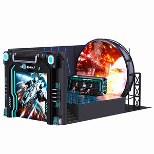 Mái vòm bay rạp chiếu phim 360 vr roller coaster Simulator 5D thực tế ảo chuyển động mô phỏng chuyến bay <span class=keywords><strong>3D</strong></span> mái vòm Nhà hát trong nhà 12D rạp chiếu phim - Product Image 2