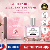 Mini-parfum floral fruité Lychee Rose pour femme, 30 ml, portable, longue tenue, parfum sucré pour les fêtes, les rendez-vous, les mariages, les voyages, cadeau