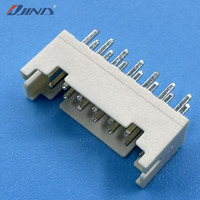 Conector PCB de doble fila PHD-2*7A de paso de orificio de 2.0 mm, 14 pines, 180 grados, recto, de cable a placa para electrónica automotriz
