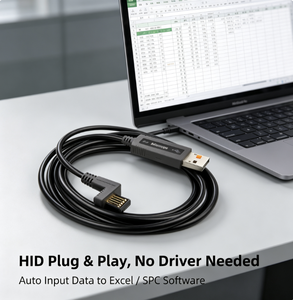 Câble USB direct étanche MITUTOYO 06AFM380C USB-ITN-C avec interrupteur de données pour outils - Product Image 2
