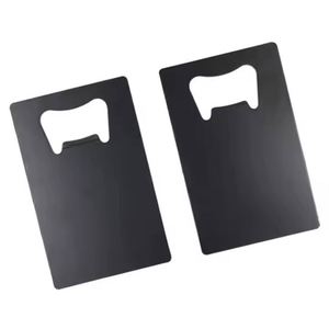 Ouvre-boîte manuel portable créatif en acier inoxydable, format carte de crédit, pour ouvrir facilement le vin, les sodas et la bière, publicité personnalisée - Product Image 3