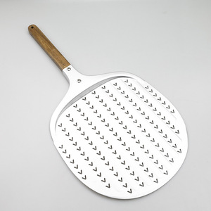 Nueva Pala para <span class=keywords><strong>Pizza</strong></span> Desmontable de Aluminio Perforado, Plegable, para Horno, Cocina, Repostería y Volteo de Pasteles - Product Image 3
