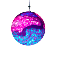 Pantalla LED esférica en forma de stock de fábrica, diámetro de globo P2 P3 P4, pantalla LED de bola, pantalla LED en forma de globo para exposición