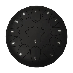 กลองลิ้นเหล็กขนาด 12 นิ้ว ขายส่ง พร้อม 13 โน้ต ชุดอุปกรณ์ครบครัน กลองตีมือ เครื่องดนตรีประเภทเพอร์คัชชัน กลองฝน - Product Image 5