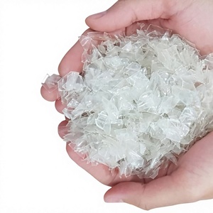 Flocons de PET recyclé transparent lavé pour le recyclage du plastique et la fabrication de fibres, traitement industriel - Product Image 2