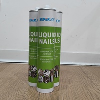 Colle adhésive liquide sans clous, ciment, silicone pour PVC