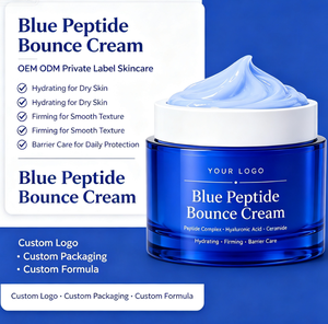 Crema Hidratante Reafirmante con Péptidos Azules, Crema Facial Hidratante, Marca Privada OEM ODM, Empaque Personalizado para Todo Tipo de Piel - Product Image 5