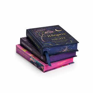 สมุดบันทึกปกแข็งลดราคาพิเศษ  ขอบหนังสือพิเศษเคลือบสีทอง  งานพ่นสีแบบกำหนดเอง - Product Image 1