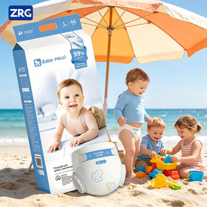 Couches pour bébés Babe-Micci : Couche antibactérienne à 99 %, douce et respirante, absorption super rapide, protection 3D anti-fuites, échantillons gratuits, OEM/ODM - Product Image 1