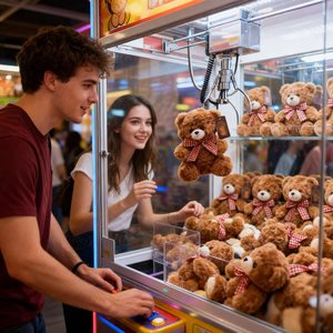 Oso de Peluche con Lazo, Oso de Té con Leche, Regalo de San Valentín, 20cm, Unisex, Relleno de Algodón PP, Bajo MOQ - Product Image 4