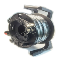 Câble blindé extérieur SM 150M rond mâle ODC à 8 noyaux avec enrouleur PCD310 IP44 Mini petit enrouleur de câble rétractable