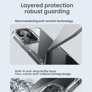 <span class=keywords><strong>NILLKIN</strong></span> เคสใสสำหรับ <span class=keywords><strong>iPhone</strong></span> 16 PRO MAX 16 PLUS 16E 15 PRO MAX 14 <span class=keywords><strong>13</strong></span> Nature TPU Pro เคสด้านหลังใสเคสกันกระแทก - Product Image 4