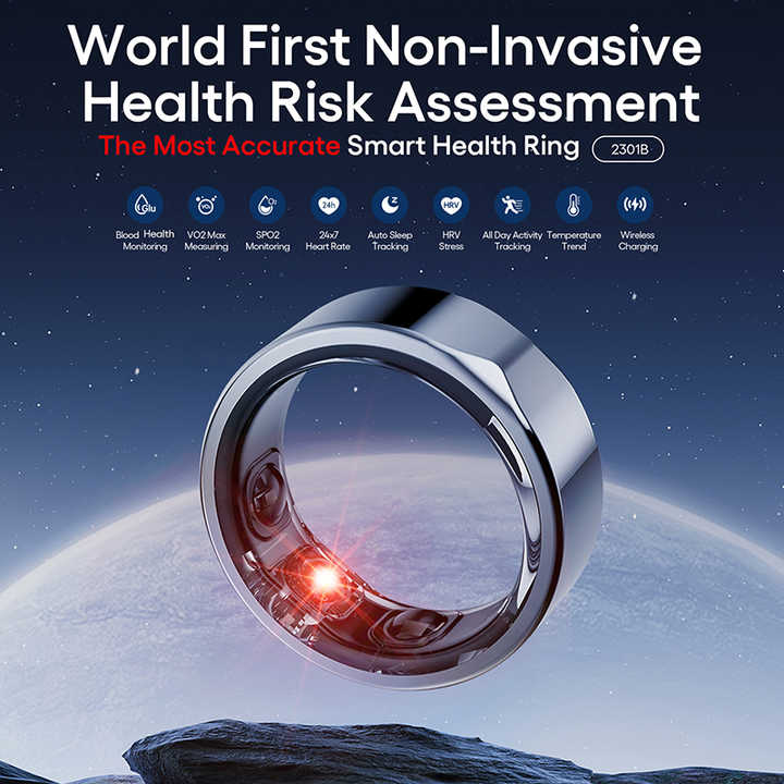 Jcring 2301B Smart Ring - Advanced Health Monitoring