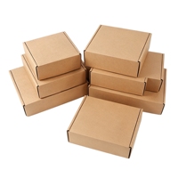 Boîte d'emballage en carton ondulé pliable écologique pour l'expédition par avion, boîte d'emballage pour chaussures