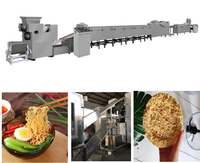 Nouille instantanée frite automatique faisant la ligne de fabrication de nouilles instantanées ligne de production commerciale de nouilles instantanées machine