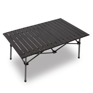 <span class=keywords><strong>Mesa</strong></span> <span class=keywords><strong>Plegable</strong></span> Portátil Moderna para Exteriores, <span class=keywords><strong>Mesa</strong></span> de Metal Resistente Tipo Egg Roll para Acampar, Playa, Picnic, Uso Doméstico, Capacidad para 4-<span class=keywords><strong>6</strong></span> <span class=keywords><strong>Personas</strong></span>, Duradera - Product Image 2