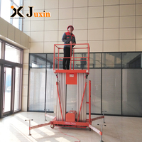 Plateforme élévatrice verticale électrique personnalisée en alliage d'aluminium avec système de contrôle couleur sur mesure pour la construction
