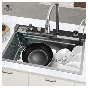 Évier de cuisine numérique multifonctionnel très vendu Évier de cuisine multifonctionnel Évier de cuisine de luxe - Product Image 5