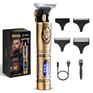 Cortadora de Pelo Eléctrica DSP para Hombre, Pantalla LCD, Cuchilla de Acero Inoxidable, Recargable, Recortadora de Barba, Herramienta Profesional de Barbería - Product Image 1