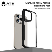 ATB Titan Series Magic Crystal Mecha Shell antichoc anti-empreintes digitales étui de téléphone pour iPhone 15 14 13 12 étui de téléphone portable