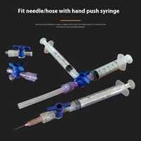 Micro vanne d'injection Luer en plastique bidirectionnelle interrupteur de distribution droit pour accessoires de machines-outils