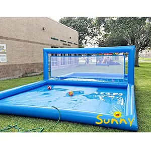 Jeu aquatique d'été Fun Volleyball gonflable Terrain de volley-ball gonflable Plage Sport aquatique 1 pièce Sunny Commercial CN;GUA